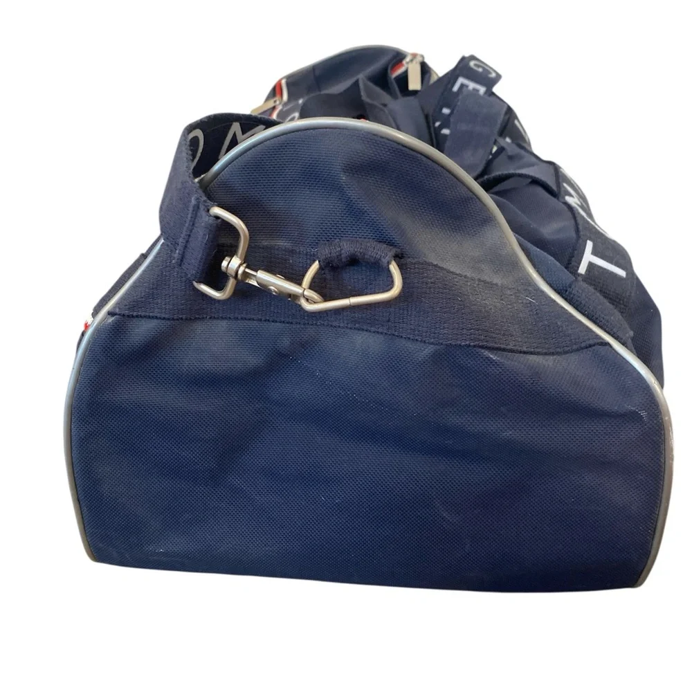 Tommy Hilfiger Vintage Unisex Large Retro Duffle Bag 1990s Red White Blue